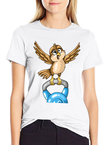 Sparrow Kettlebell Workout T-Shirt