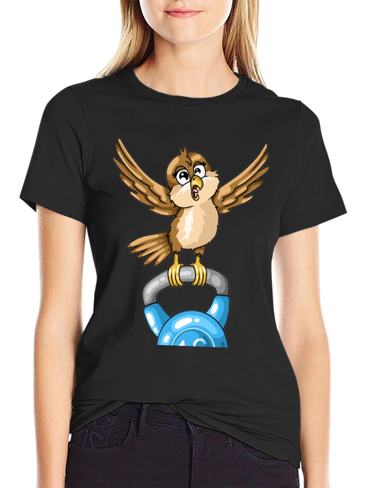 Sparrow Kettlebell Workout T-Shirt
