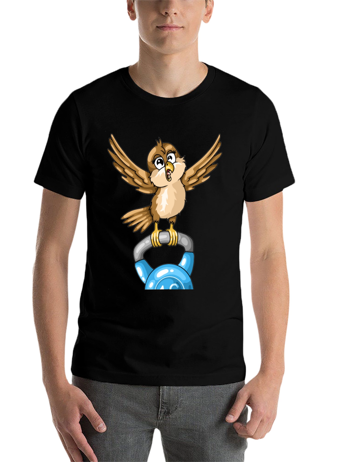 Sparrow Kettlebell Workout T-Shirt