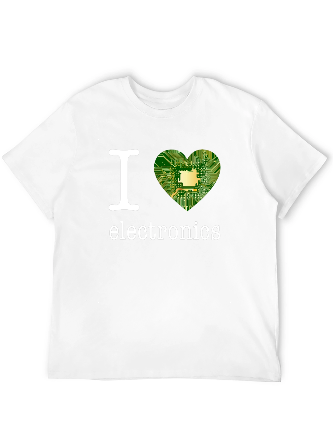 I Heart Electronics Black T-Shirt