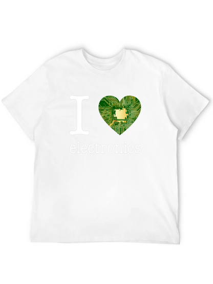 I Heart Electronics Black T-Shirt