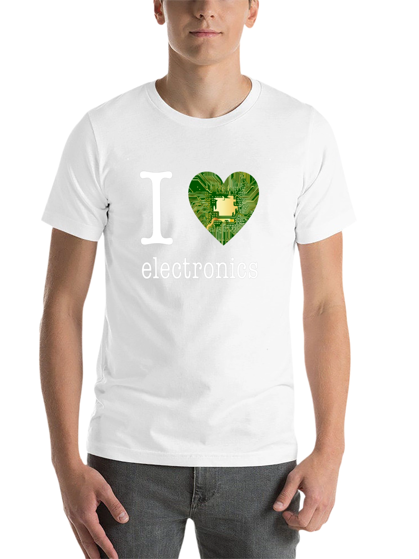 I Heart Electronics Black T-Shirt