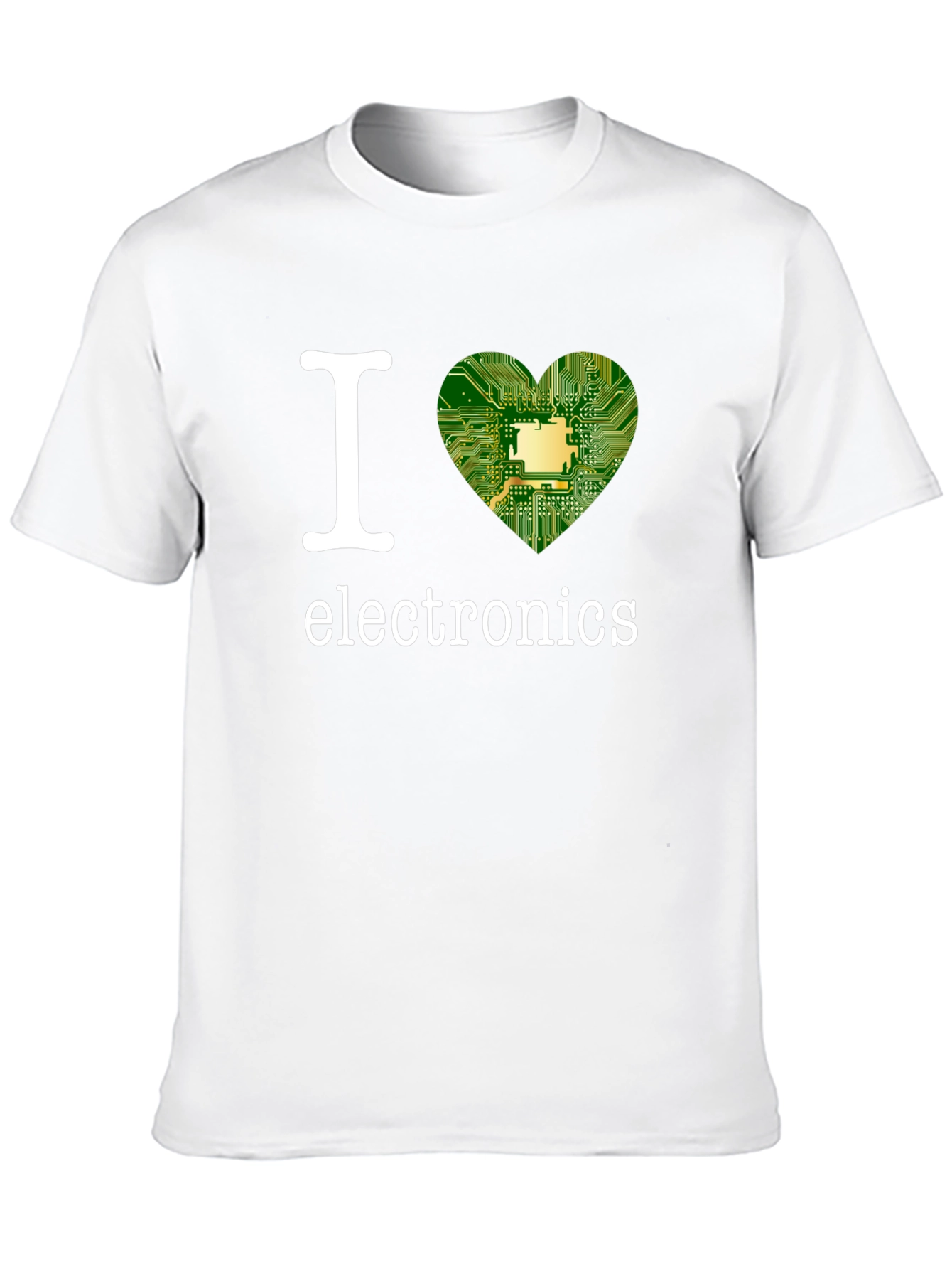 I Heart Electronics Black T-Shirt