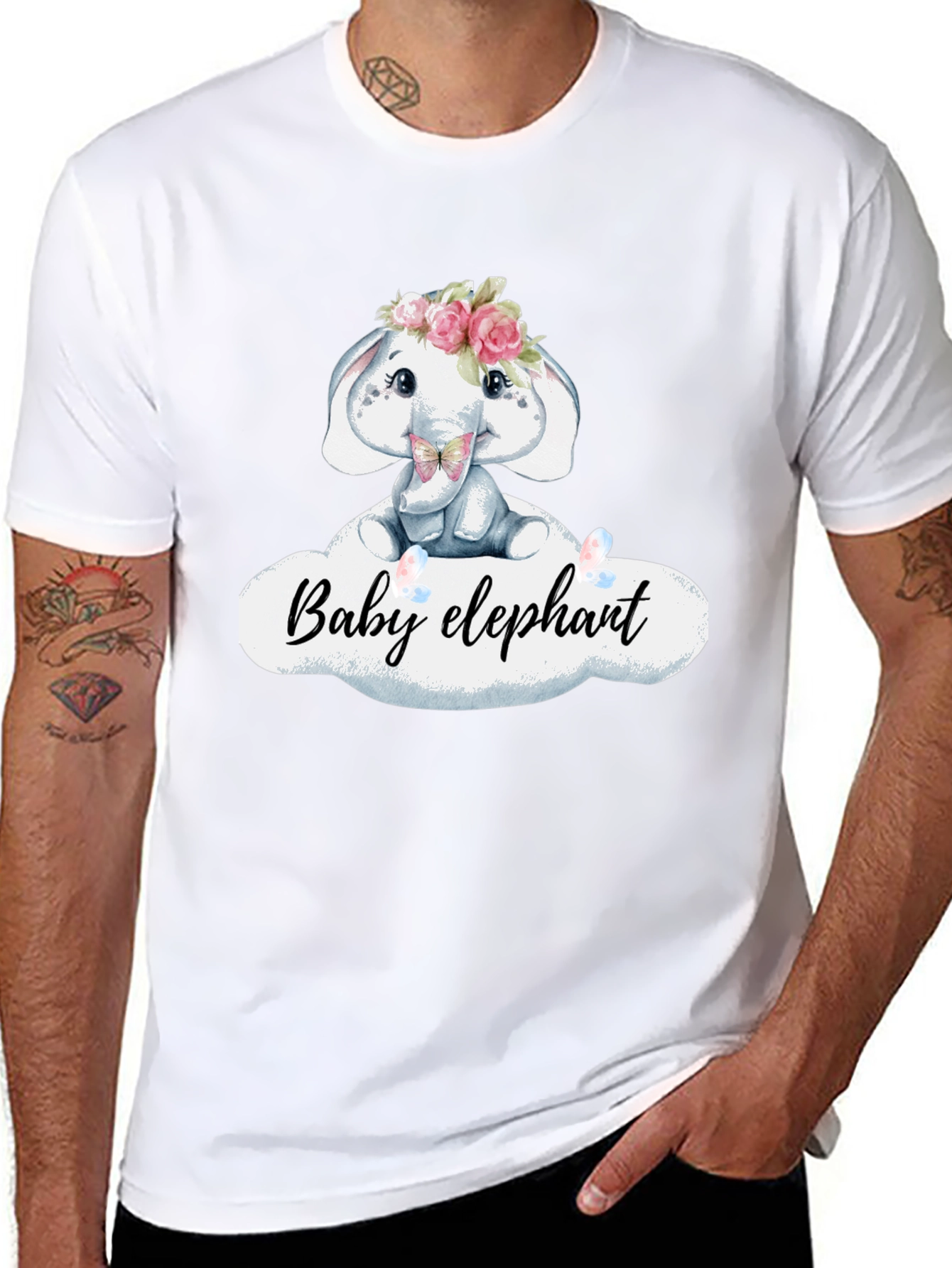 Cute Baby Elephant T-Shirt
