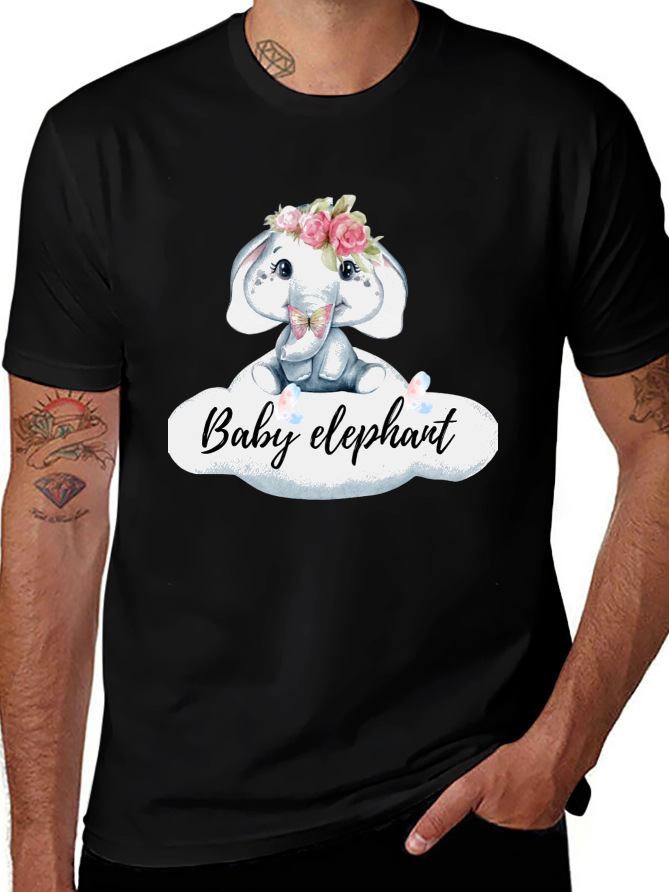 Cute Baby Elephant T-Shirt