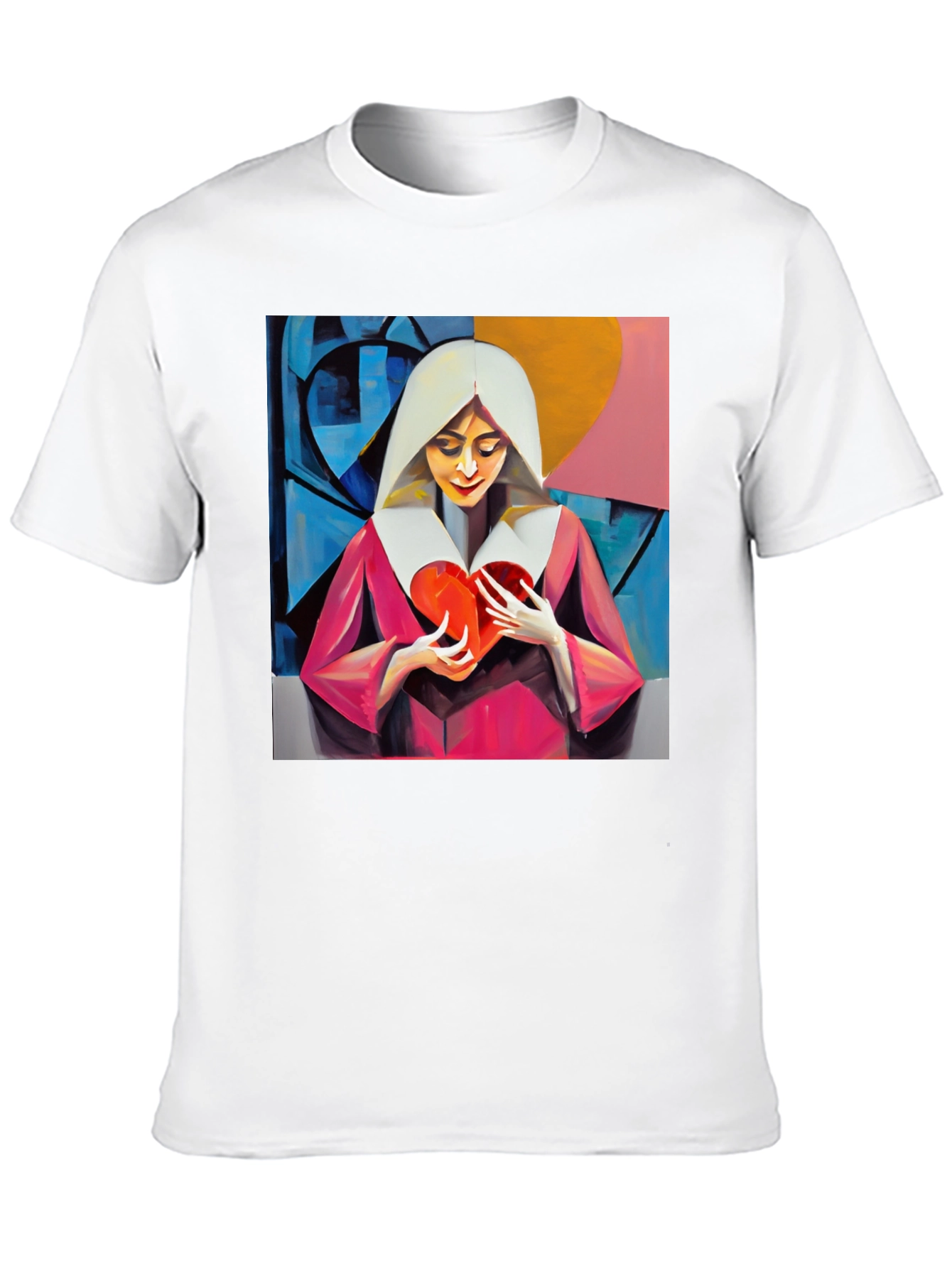 Heartfelt Artistic Graphic Tee - Modern Art T-Shirt