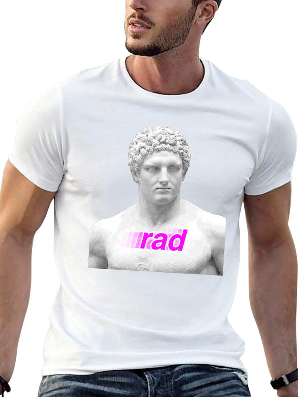 Rad Statue Graphic T-Shirt