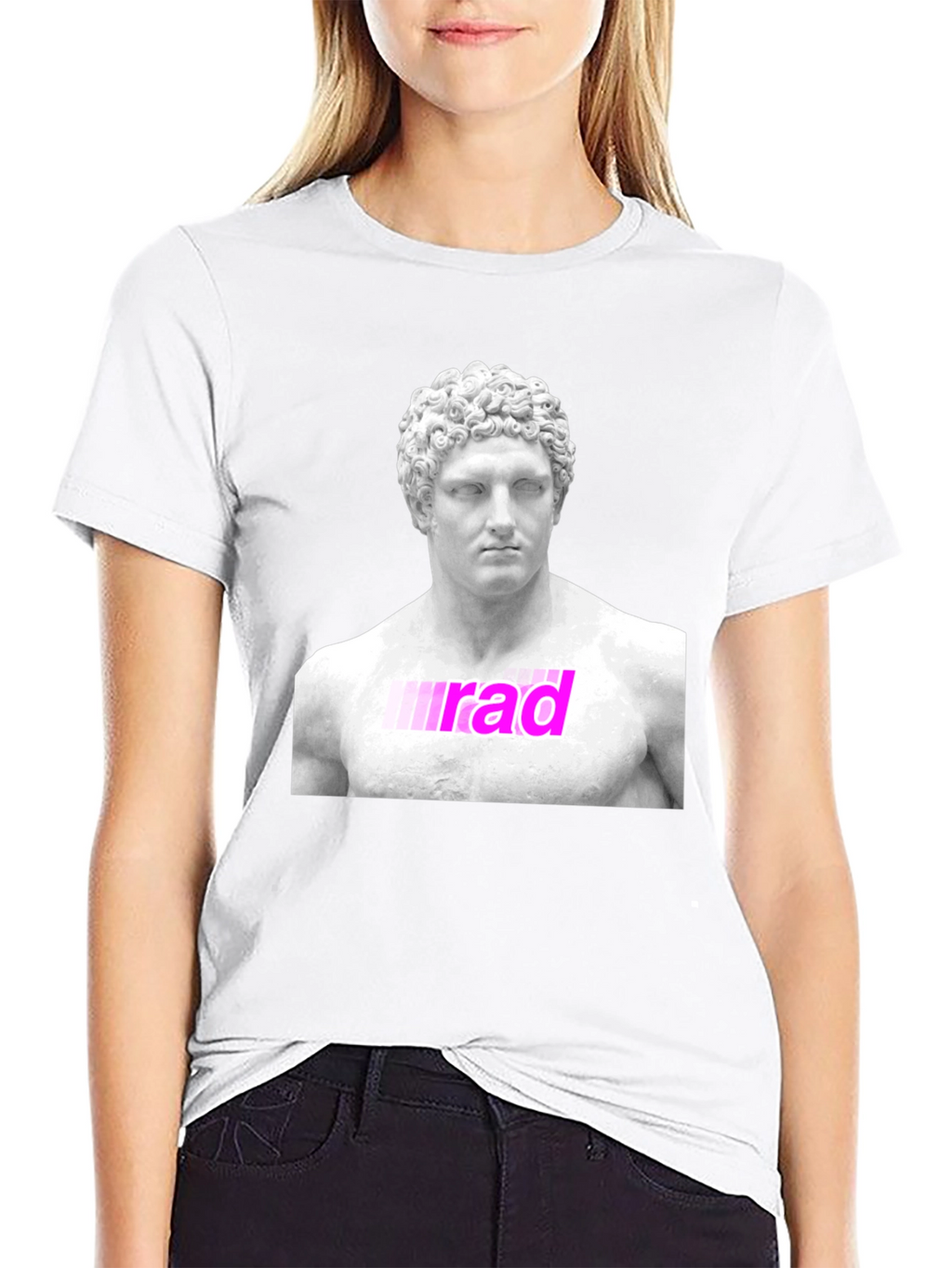 Rad Statue Graphic T-Shirt