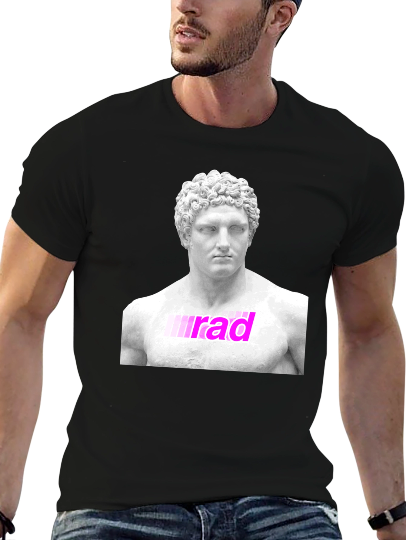 Rad Statue Graphic T-Shirt
