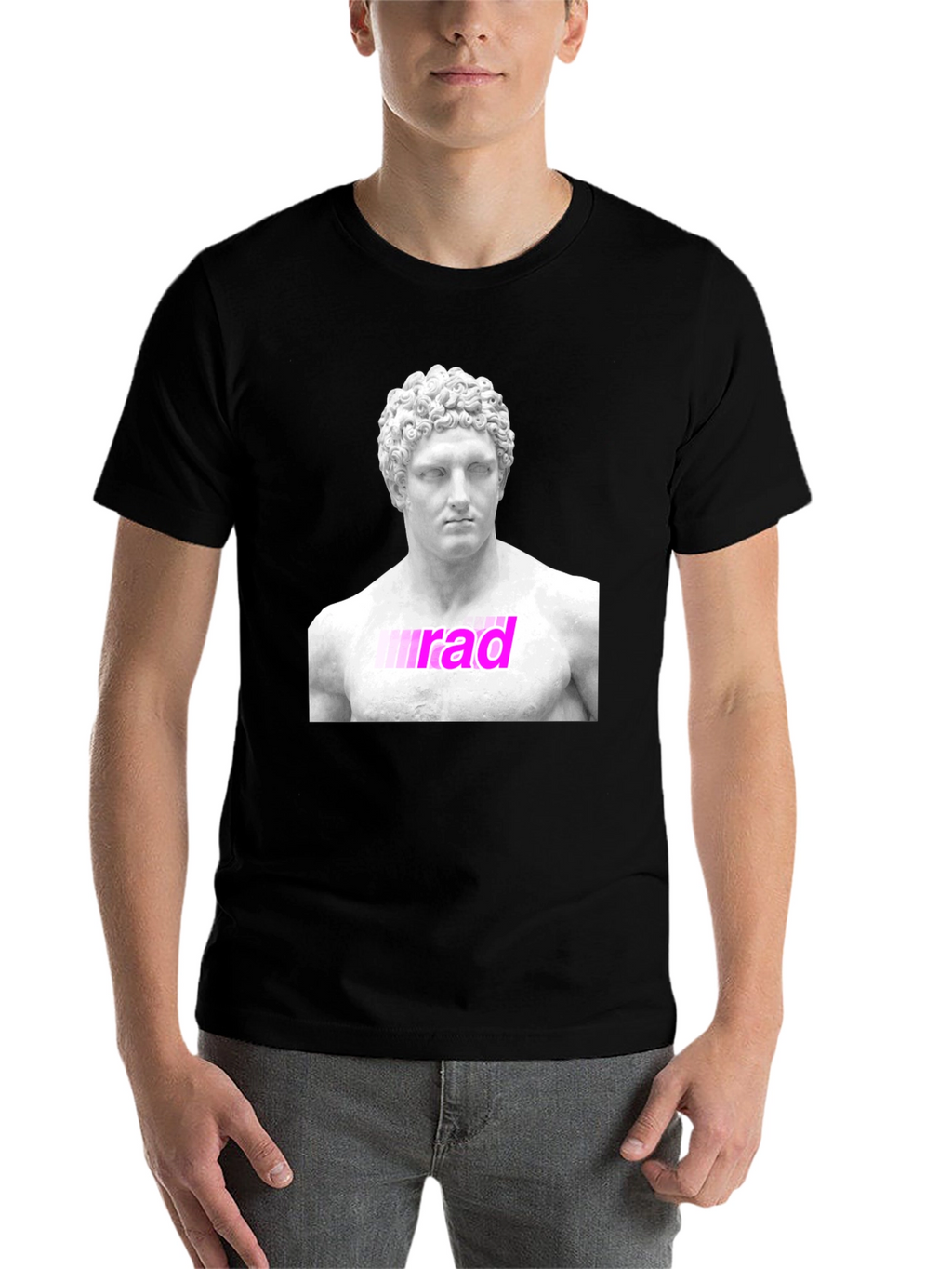 Rad Statue Graphic T-Shirt