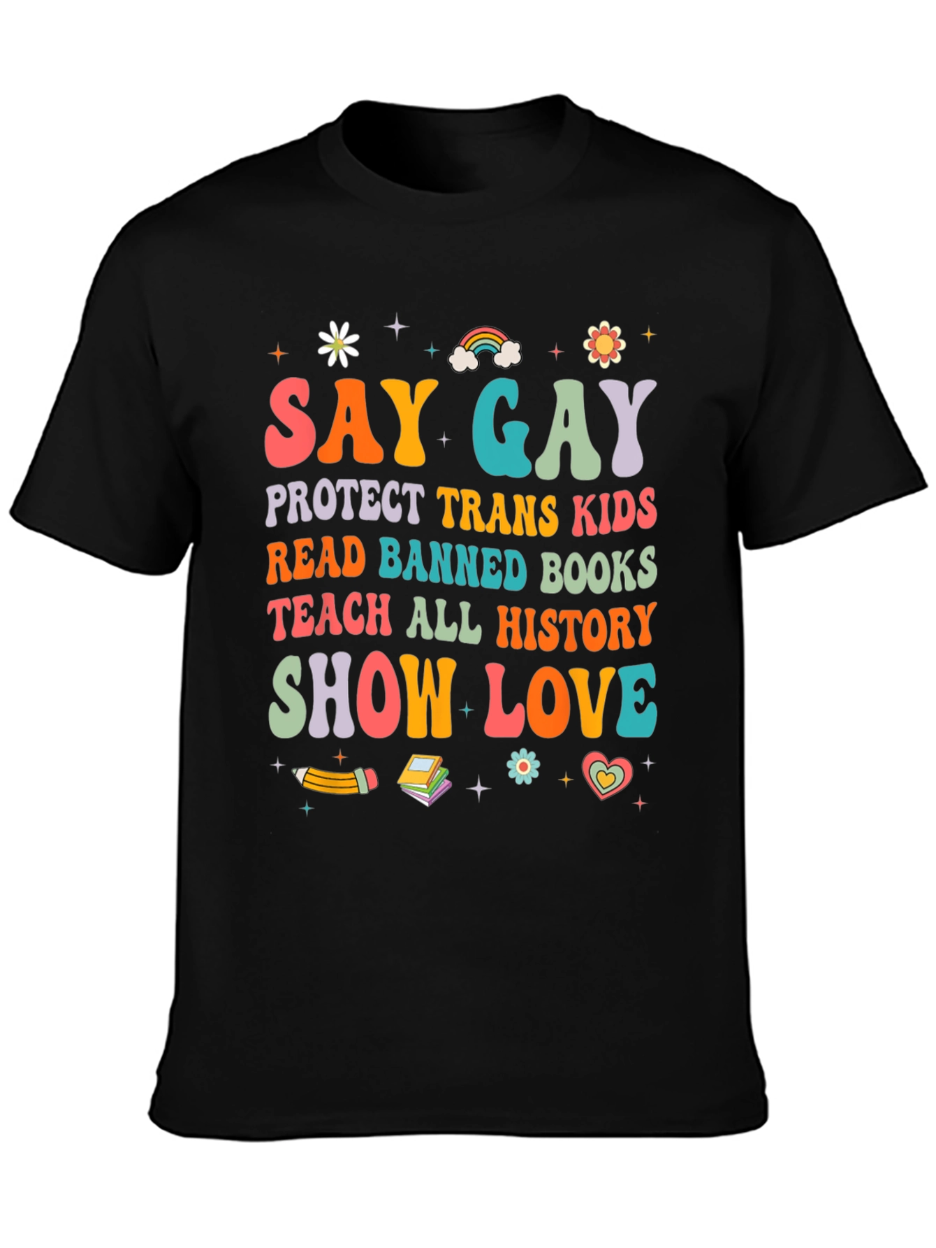 Say Gay T-Shirt - Protect Trans Kids Read Banned Books