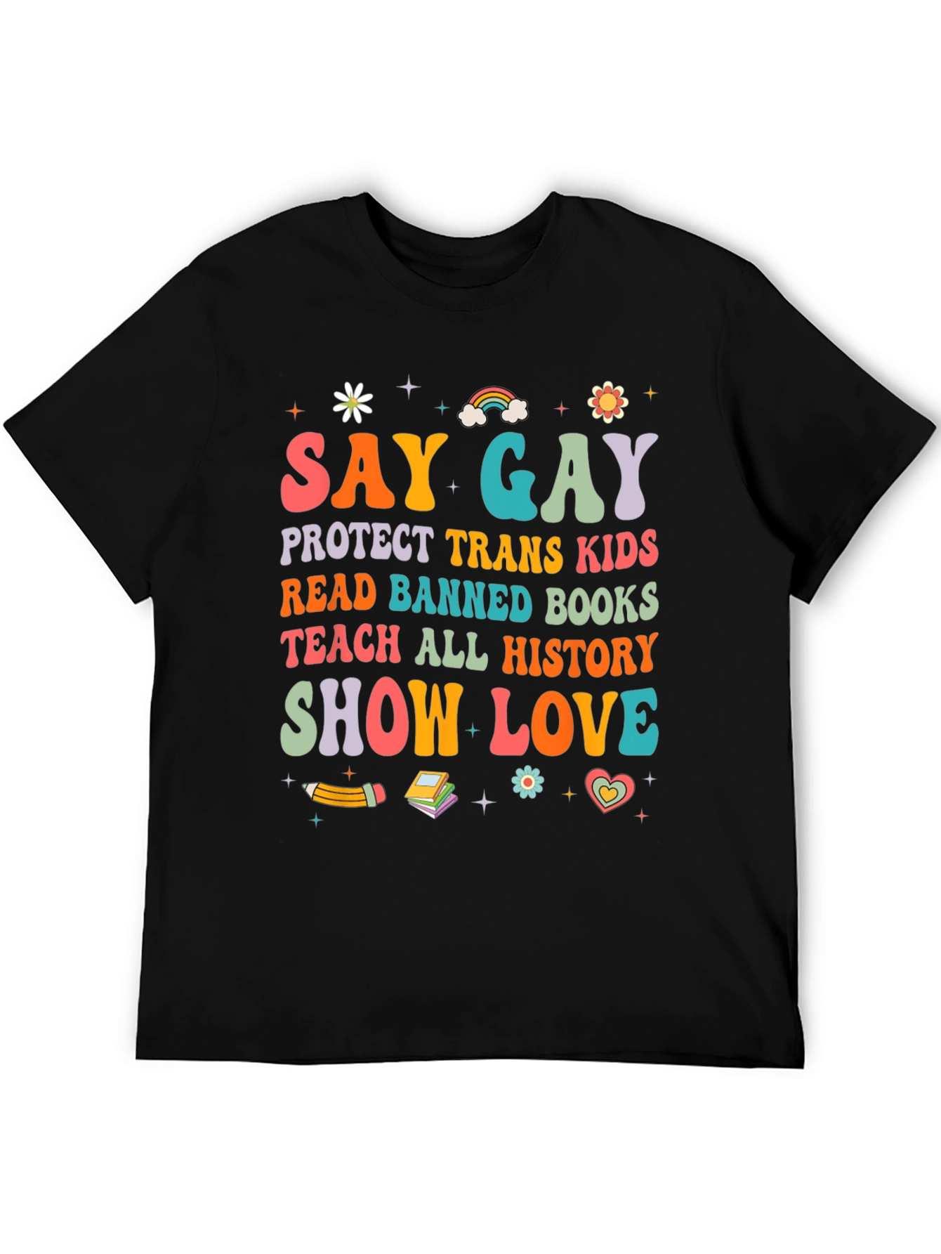 Say Gay T-Shirt - Protect Trans Kids Read Banned Books