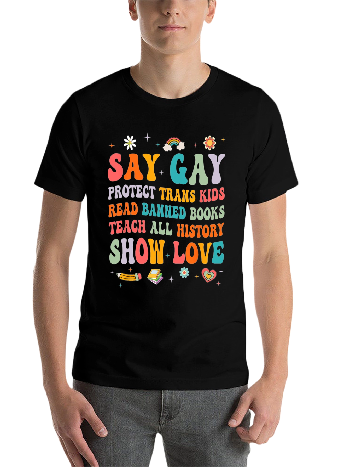 Say Gay T-Shirt - Protect Trans Kids Read Banned Books