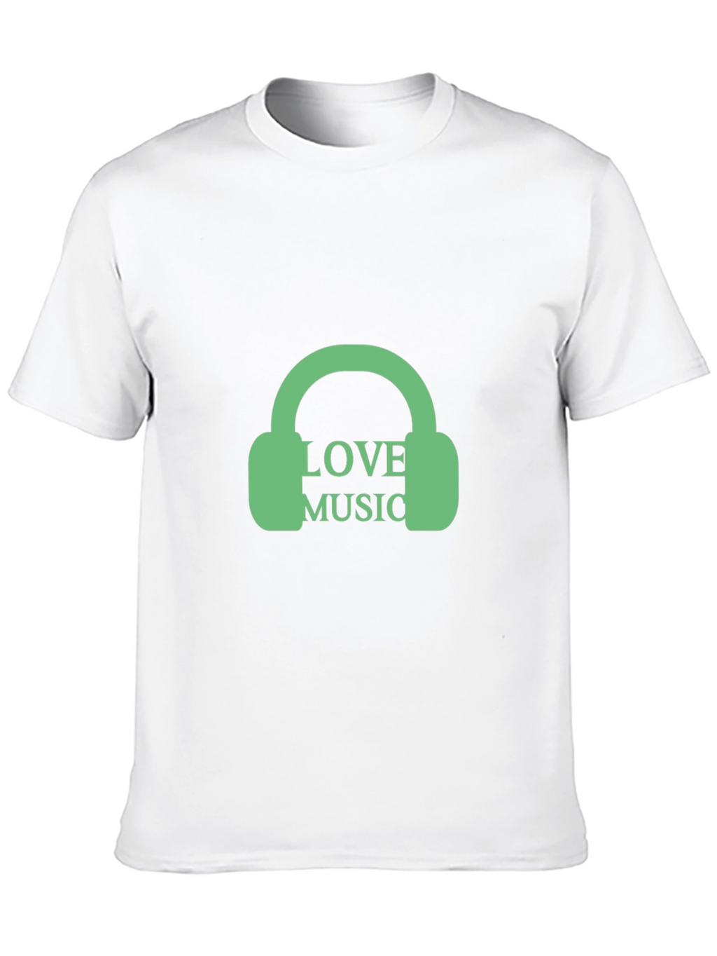Love Music Graphic Tee - Trendy Black T-Shirt