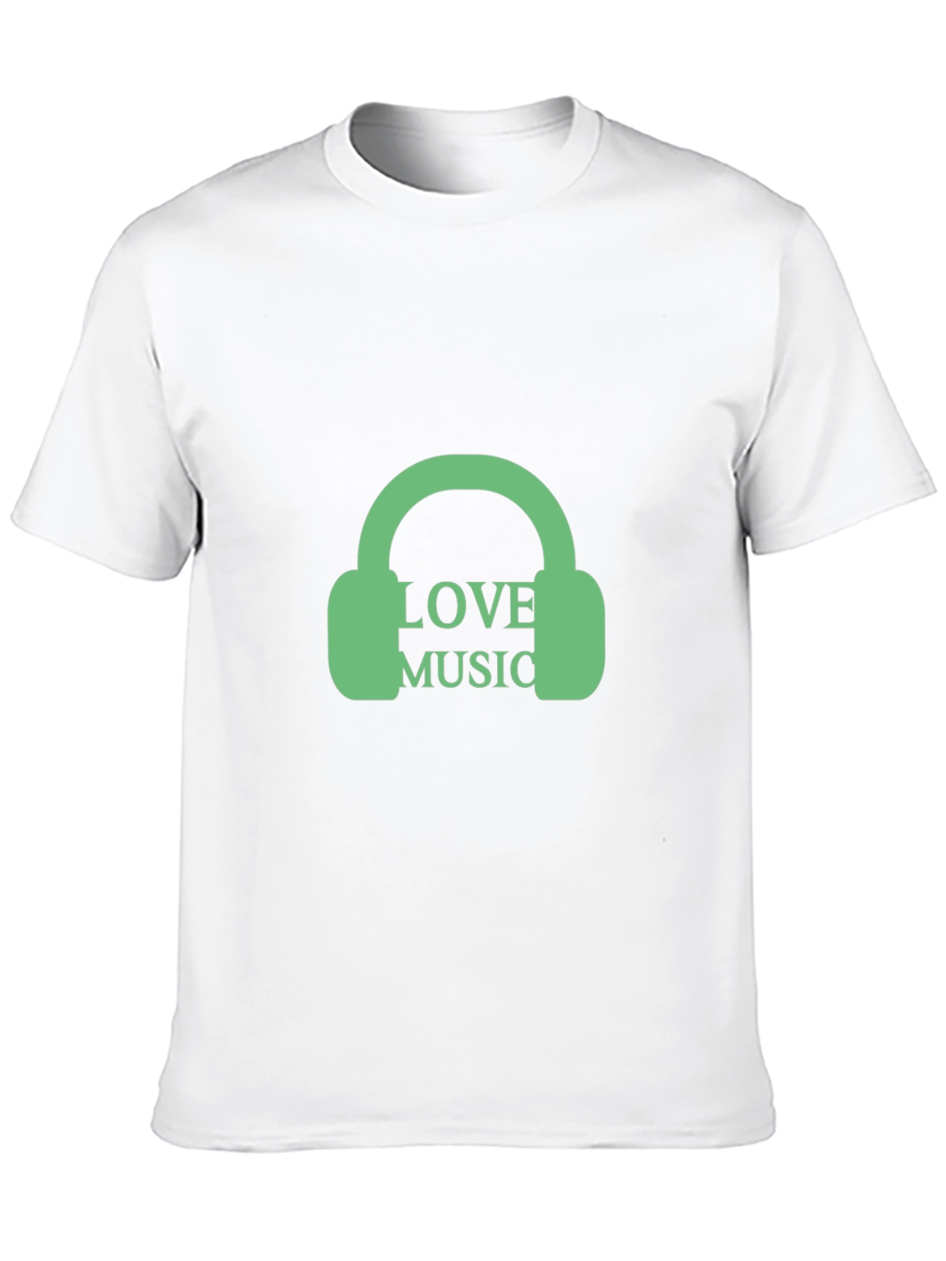 Love Music Graphic Tee - Trendy Black T-Shirt