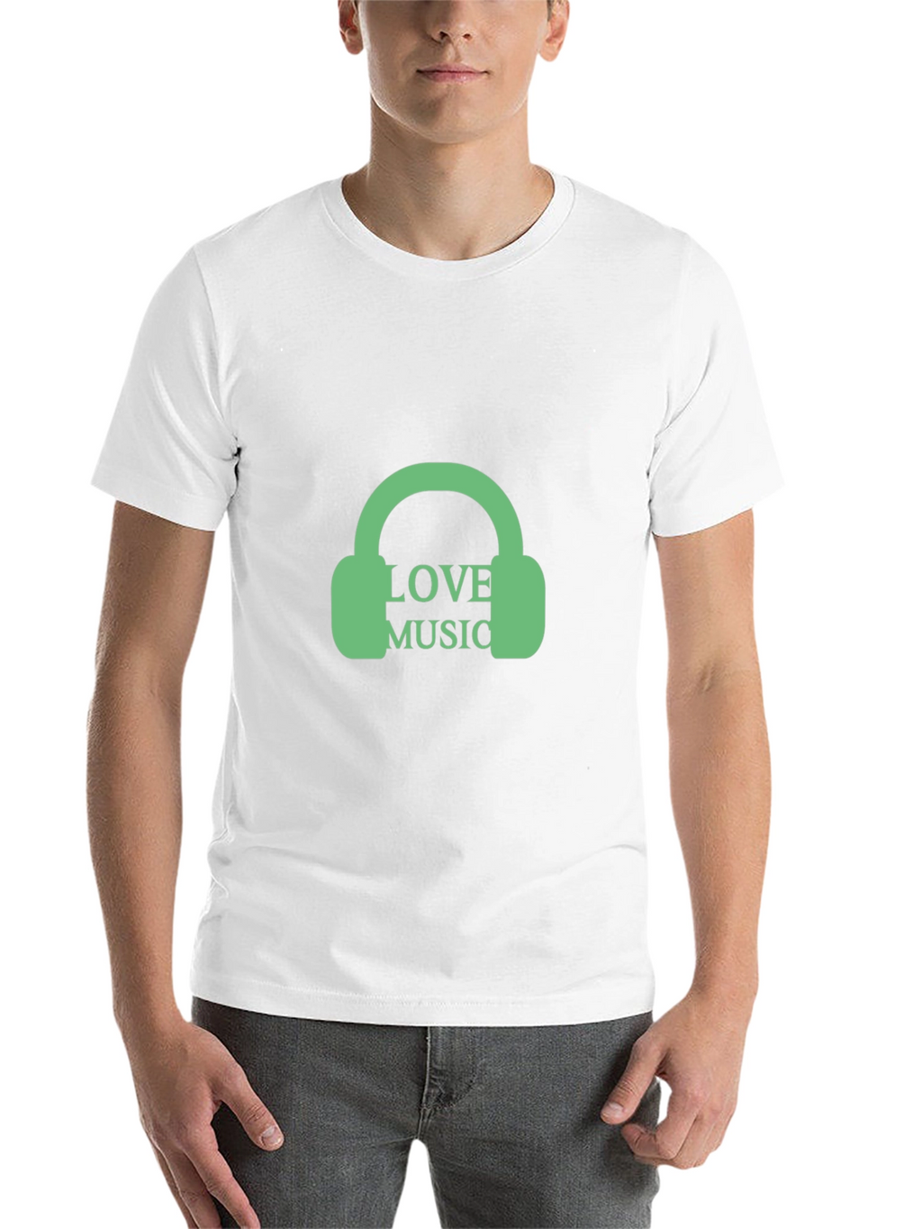 Love Music Graphic Tee - Trendy Black T-Shirt