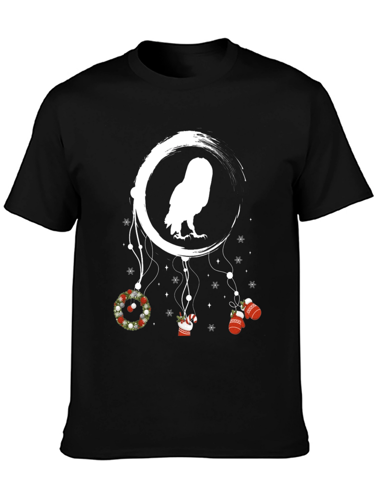 Owl Dream Catcher Christmas T-Shirt