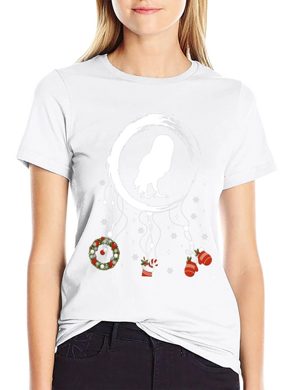 Owl Dream Catcher Christmas T-Shirt