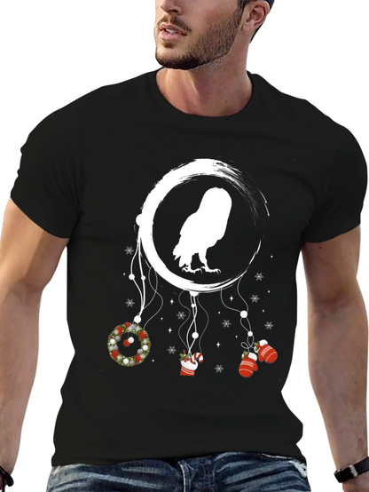 Owl Dream Catcher Christmas T-Shirt