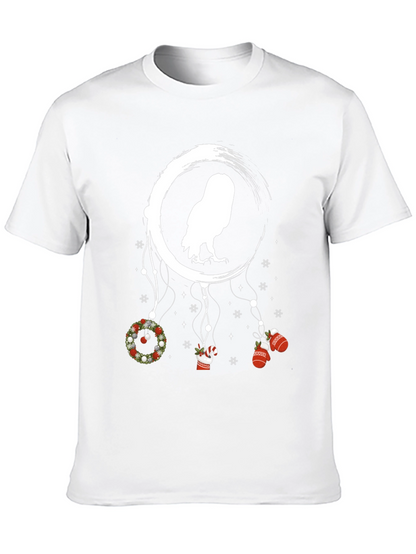 Owl Dream Catcher Christmas T-Shirt