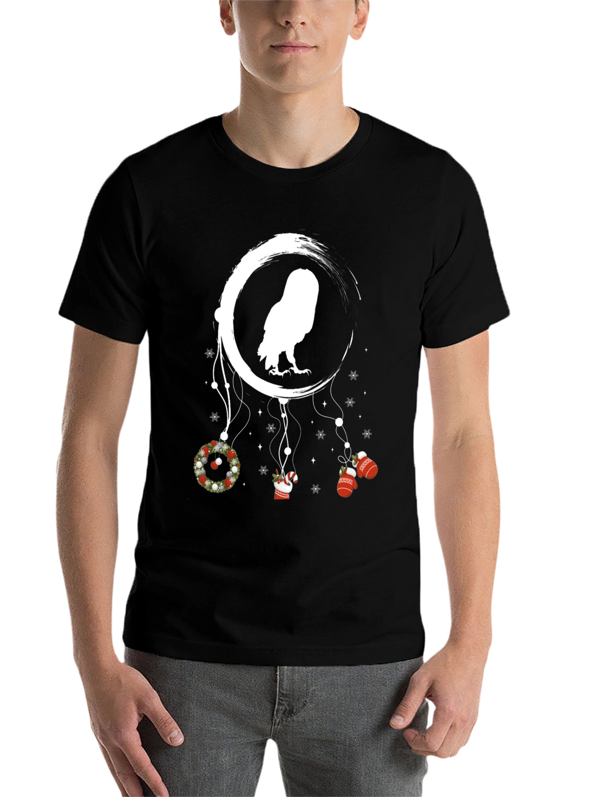 Owl Dream Catcher Christmas T-Shirt