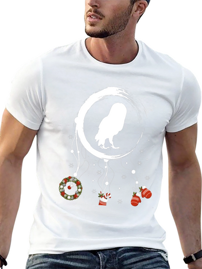 Owl Dream Catcher Christmas T-Shirt