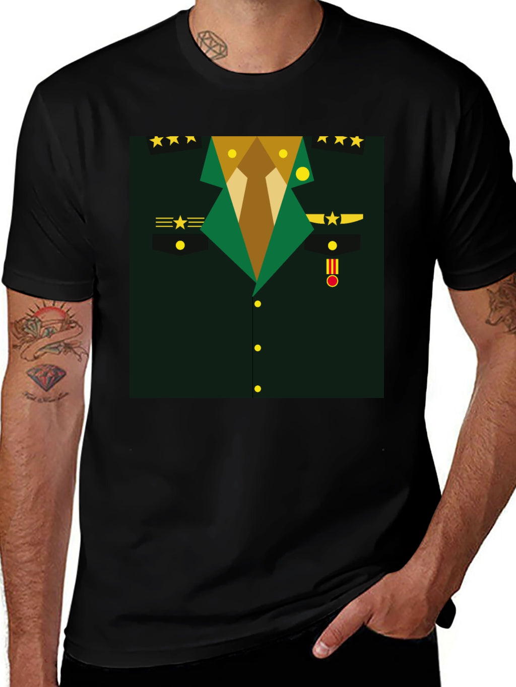 Military Costume T-Shirt - Dress Up Fun!