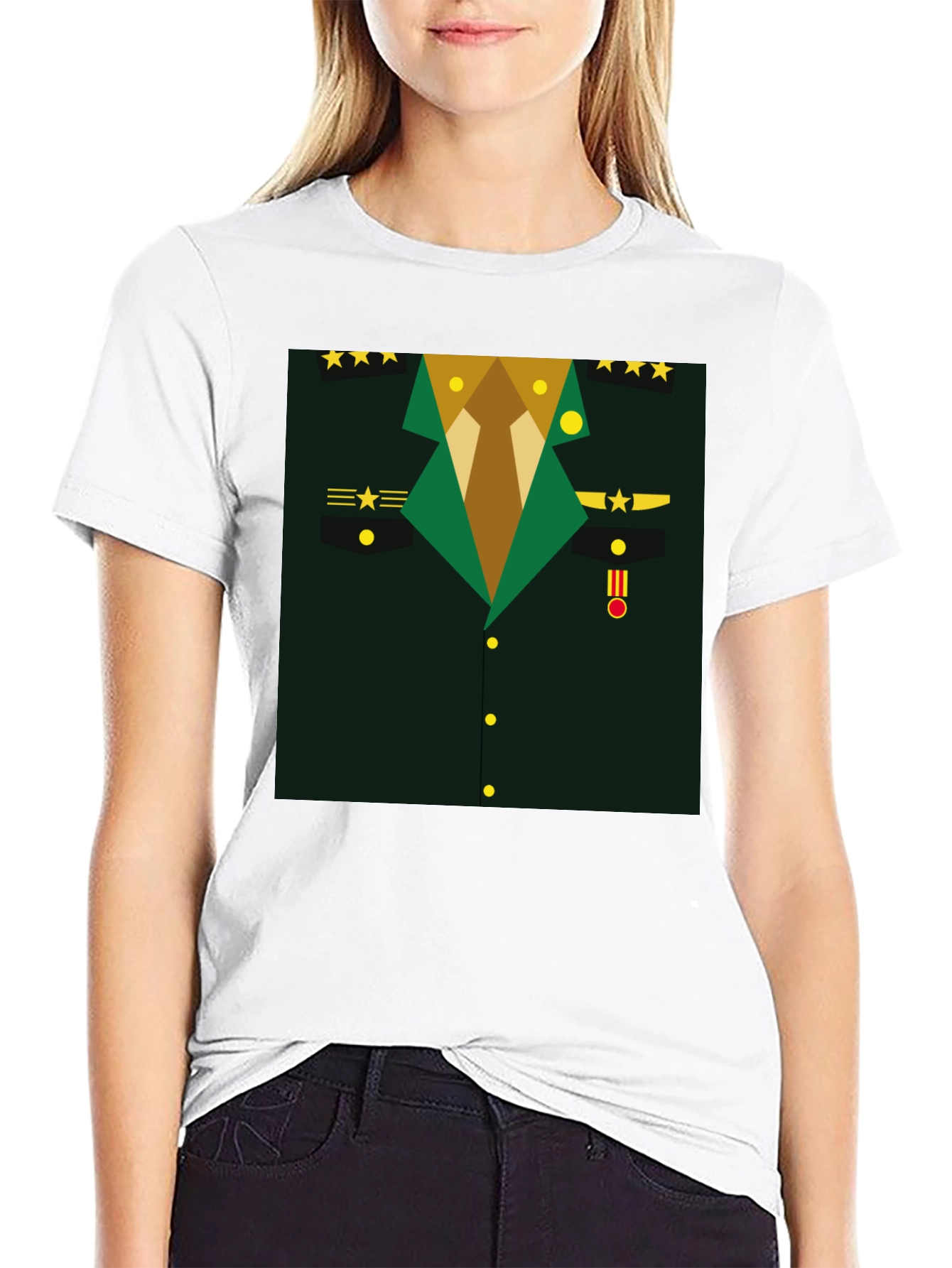 Military Costume T-Shirt - Dress Up Fun!