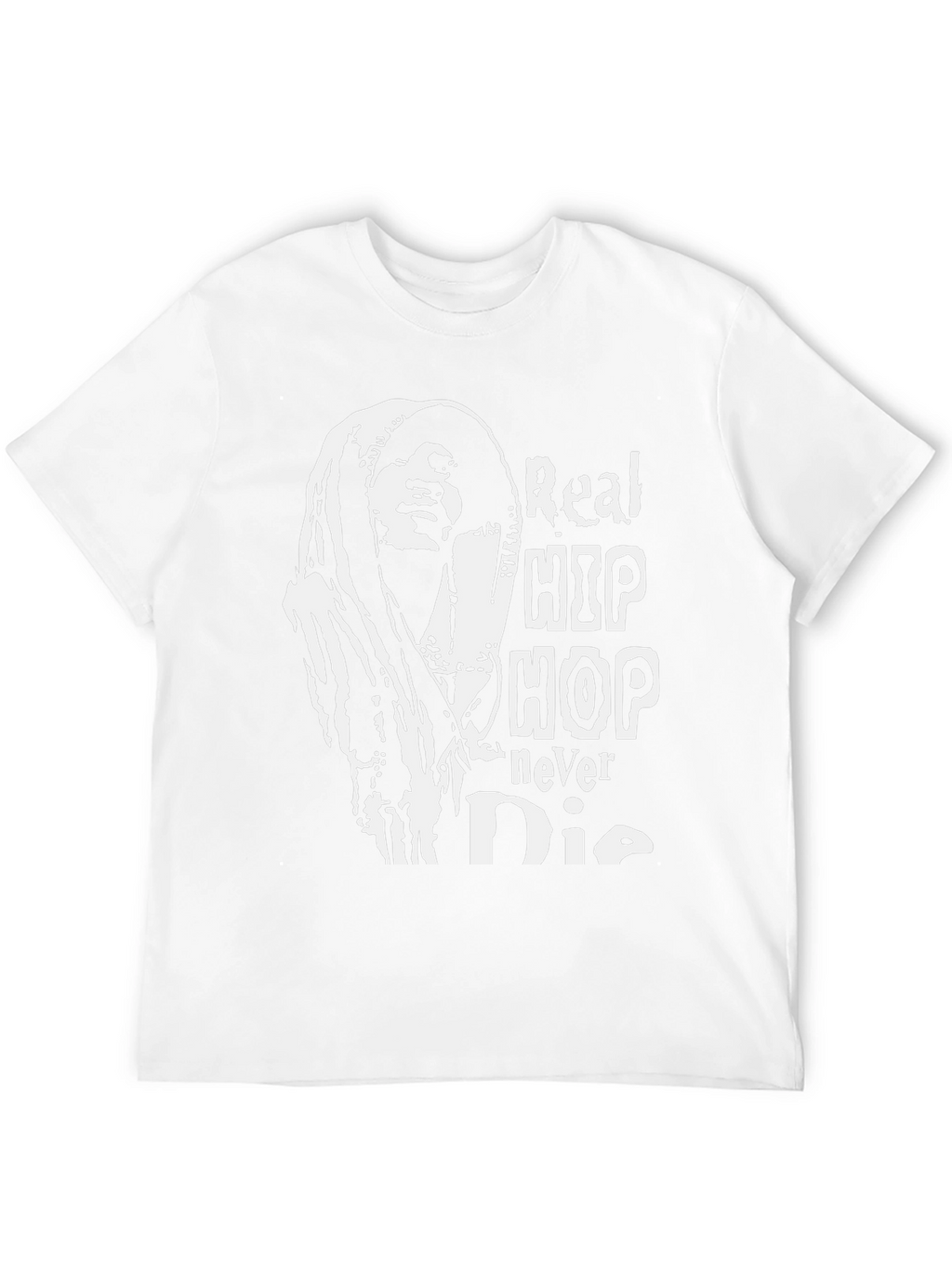 Real Hip Hop Never Die Black T-Shirt