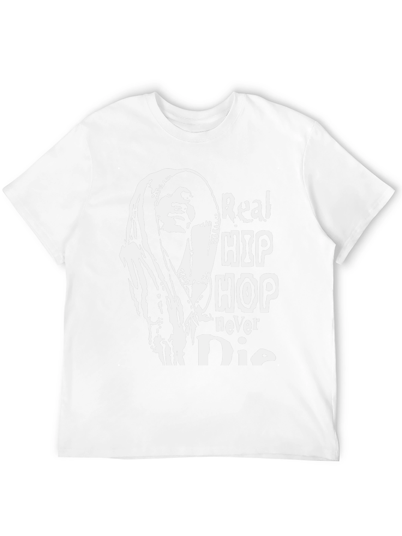 Real Hip Hop Never Die Black T-Shirt