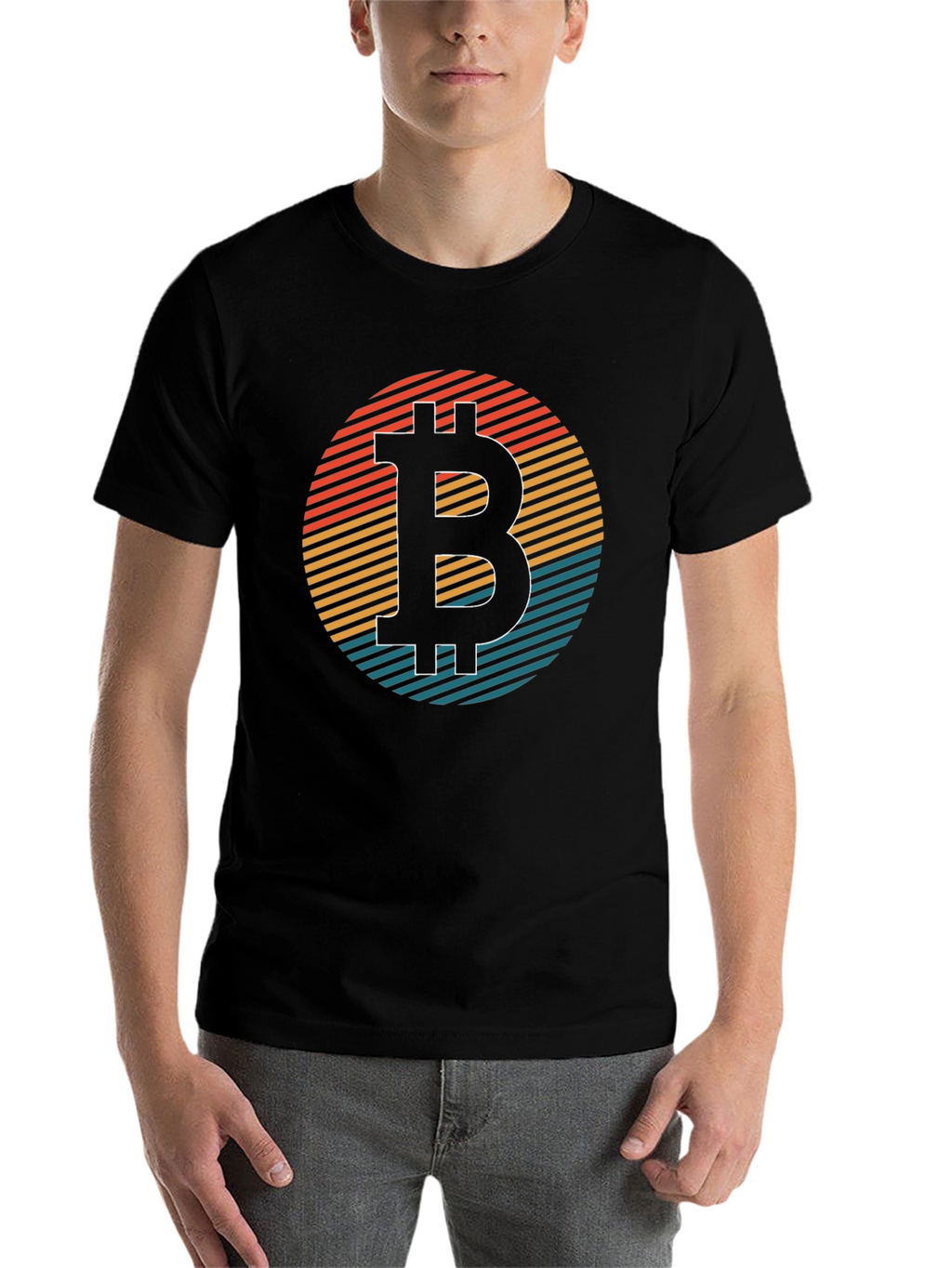 Bitcoin Retro Graphic Tee - Classic Crypto Style