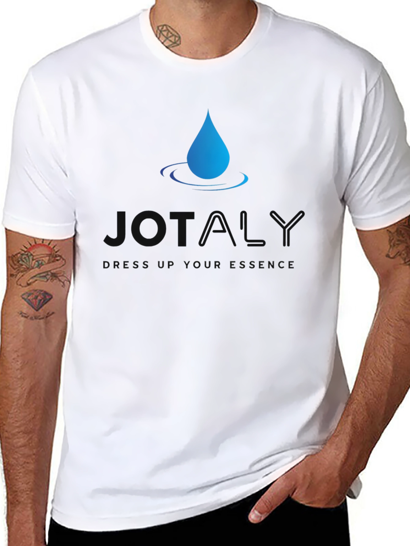 JOTALY Black T-Shirt - Dress Up Your Essence