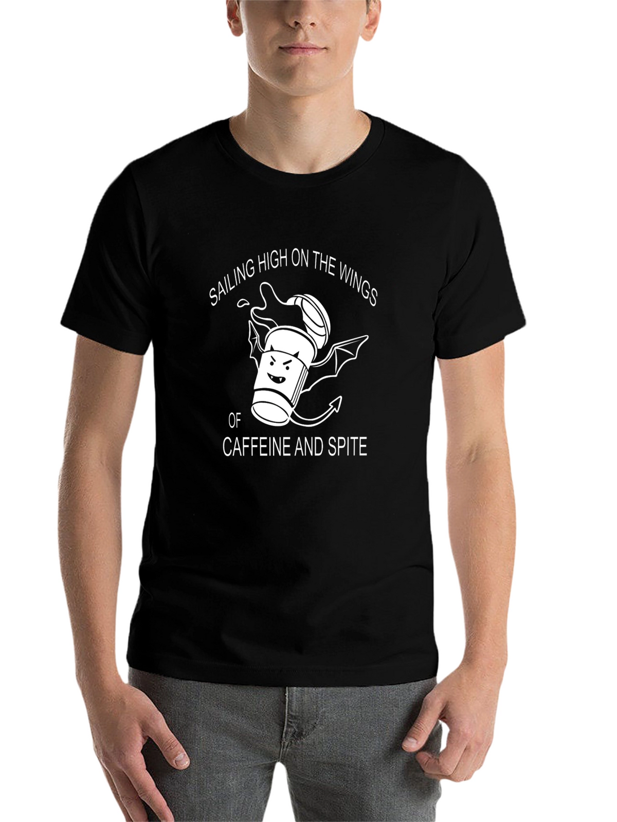 Sailing High on Caffeine and Spite T-Shirt