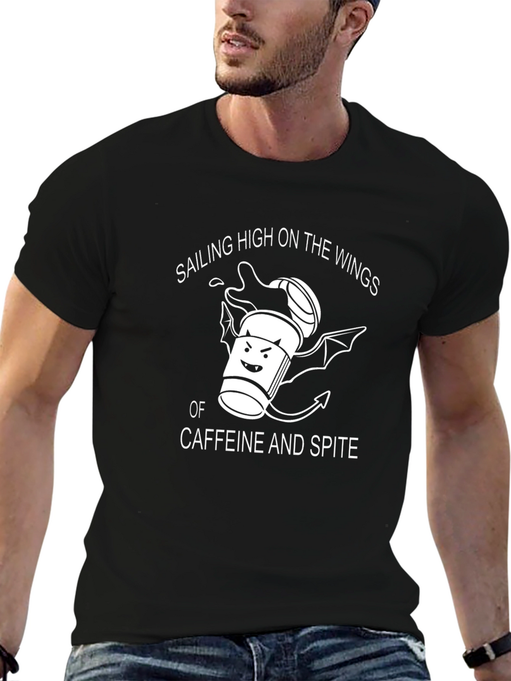 Sailing High on Caffeine and Spite T-Shirt