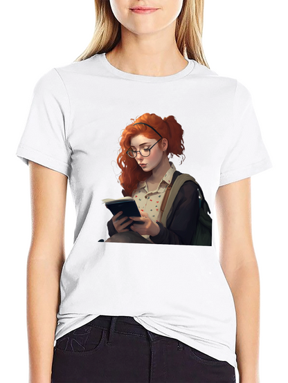 Bookish Redhead Unisex T-Shirt