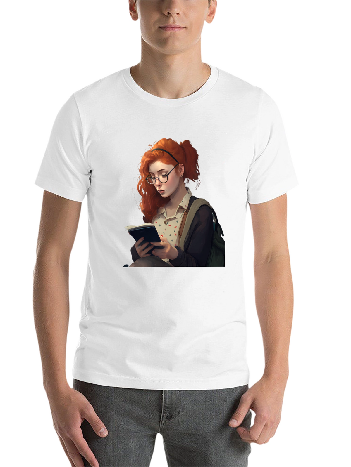 Bookish Redhead Unisex T-Shirt