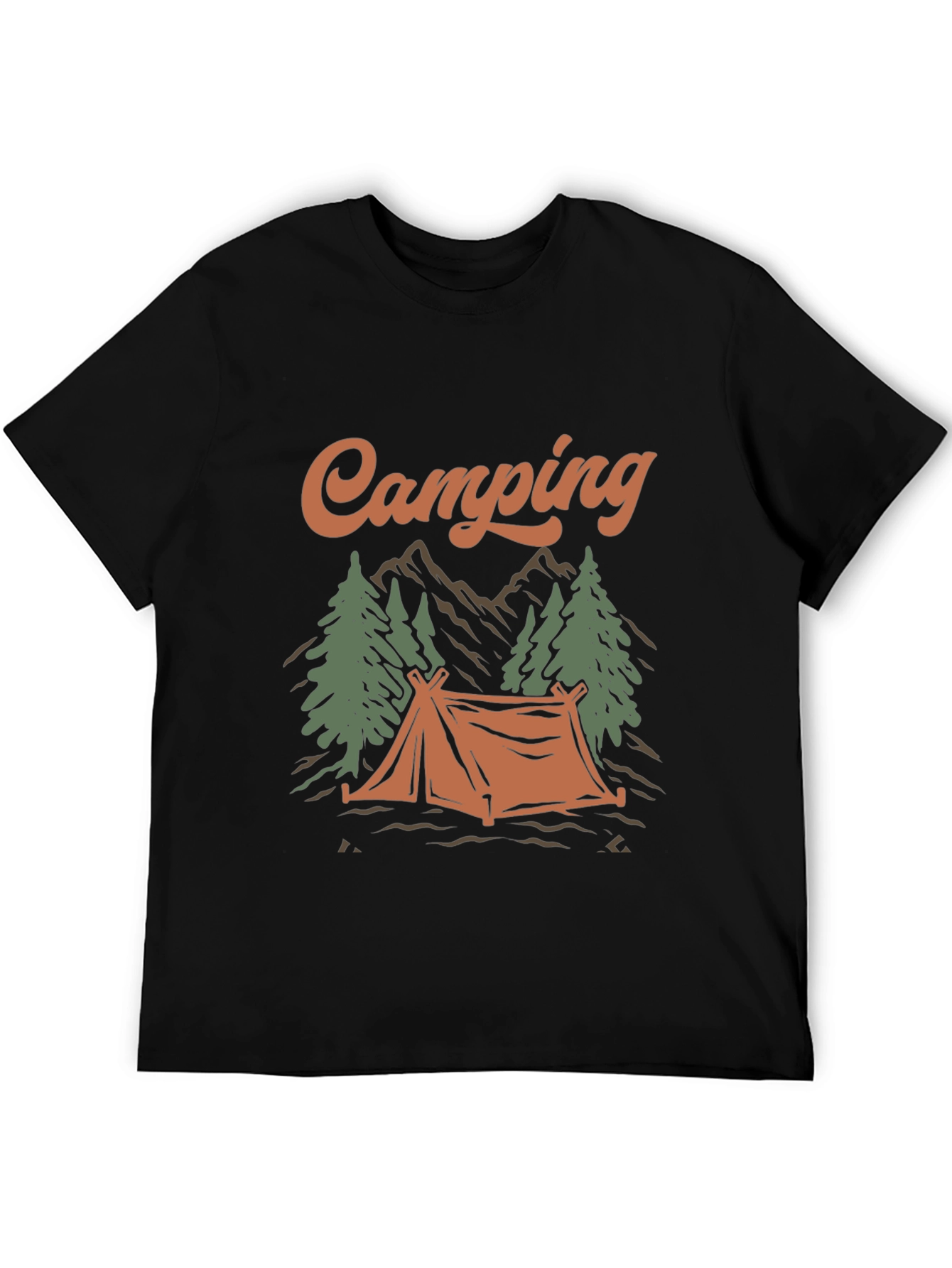 Camping Graphic Tee - Outdoor Adventure Shirt