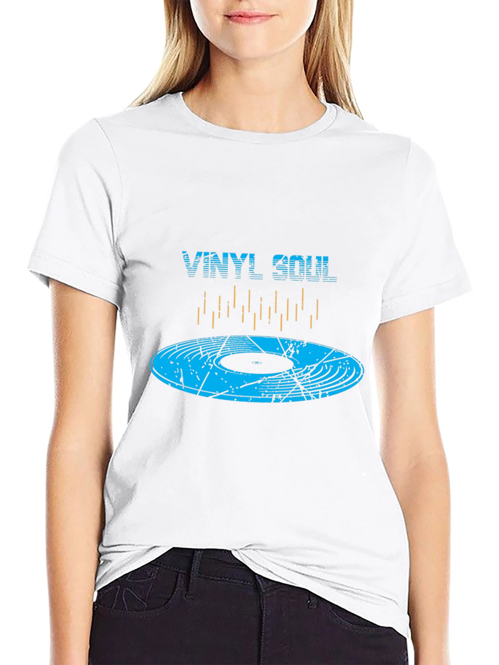 Vinyl Soul Graphic Tee - Music Lover T-Shirt