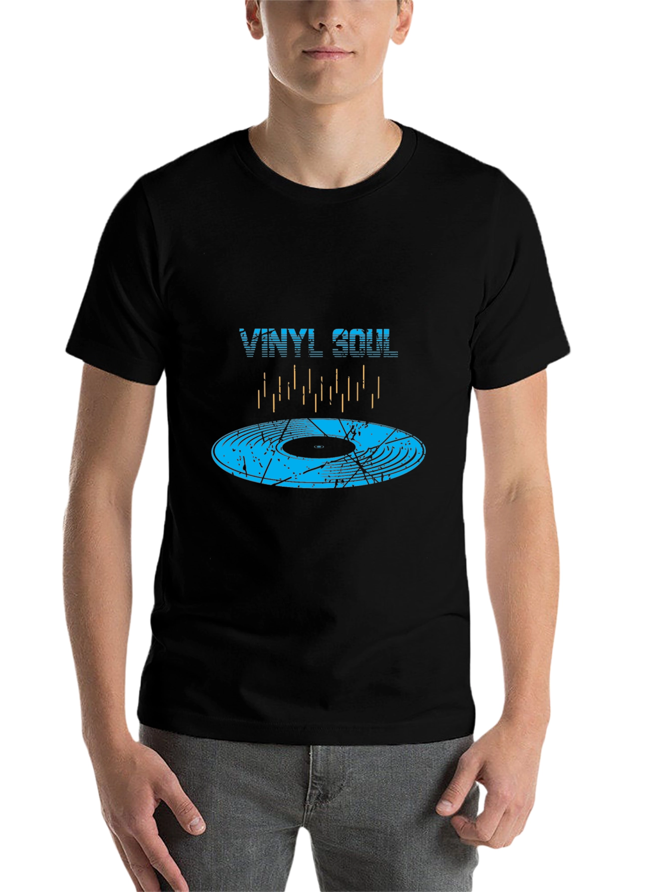 Vinyl Soul Graphic Tee - Music Lover T-Shirt
