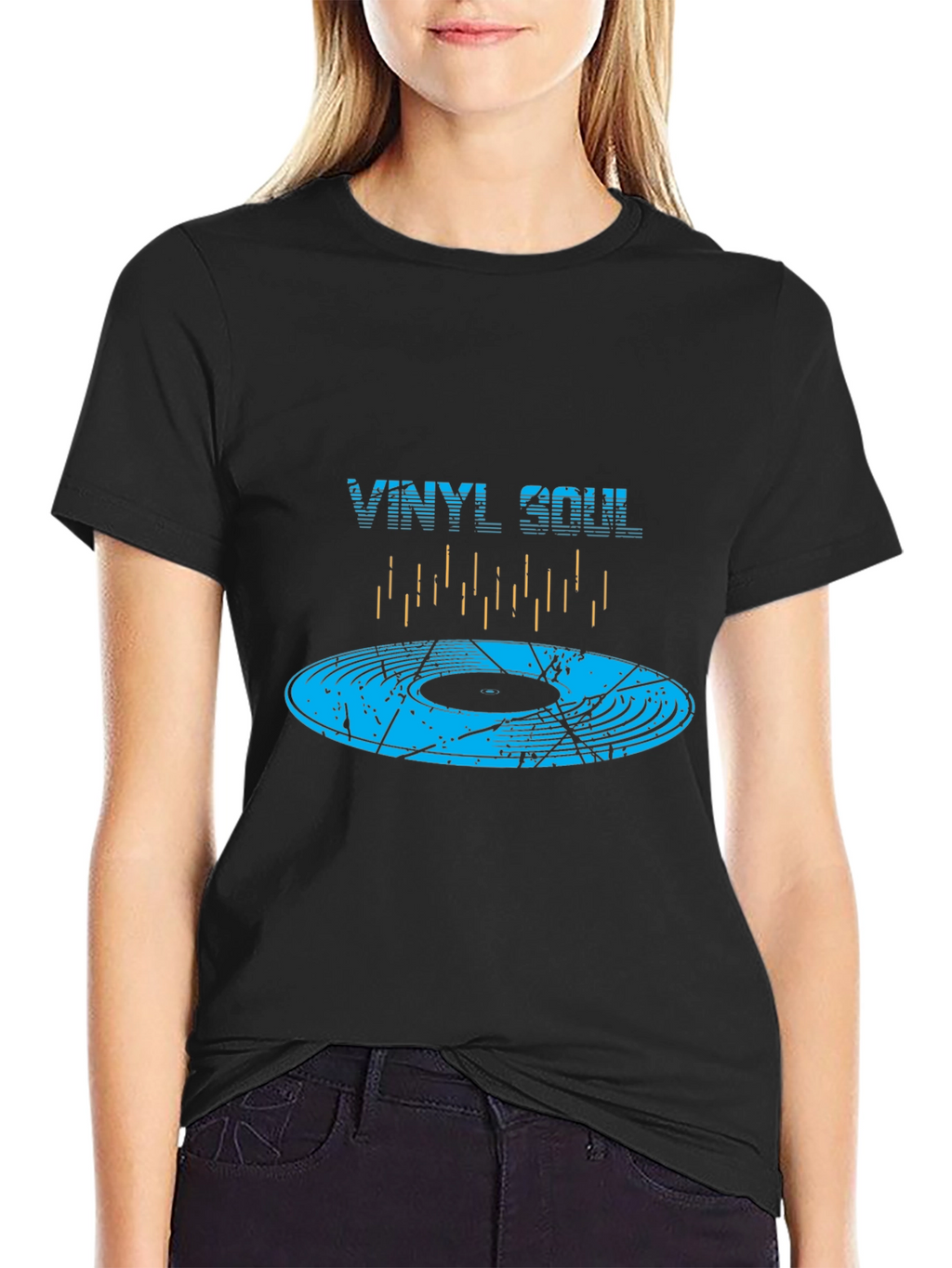 Vinyl Soul Graphic Tee - Music Lover T-Shirt