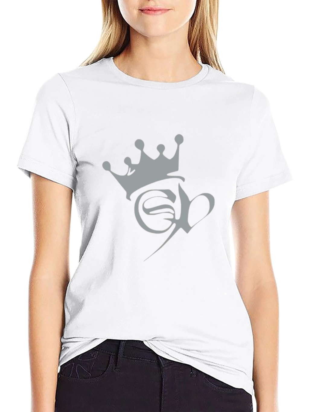 Crowned Logo Graphic Tee - Modern Fit