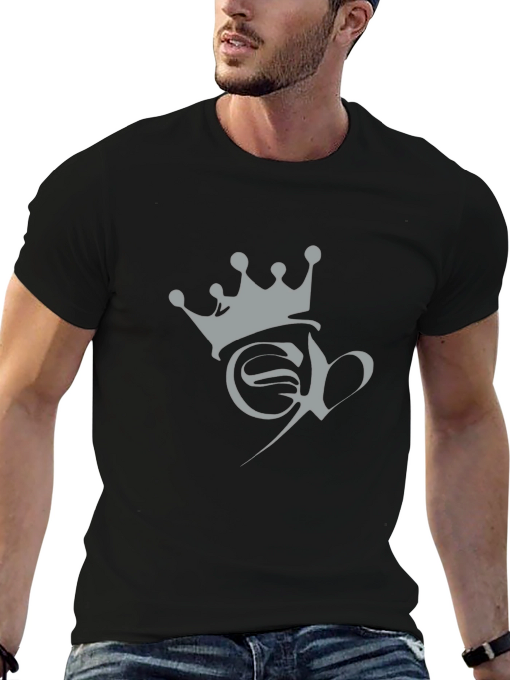 Crowned Logo Graphic Tee - Modern Fit