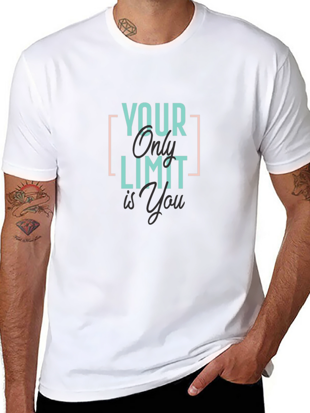 Your Only Limit Is You Graphic T-Shirt - Black