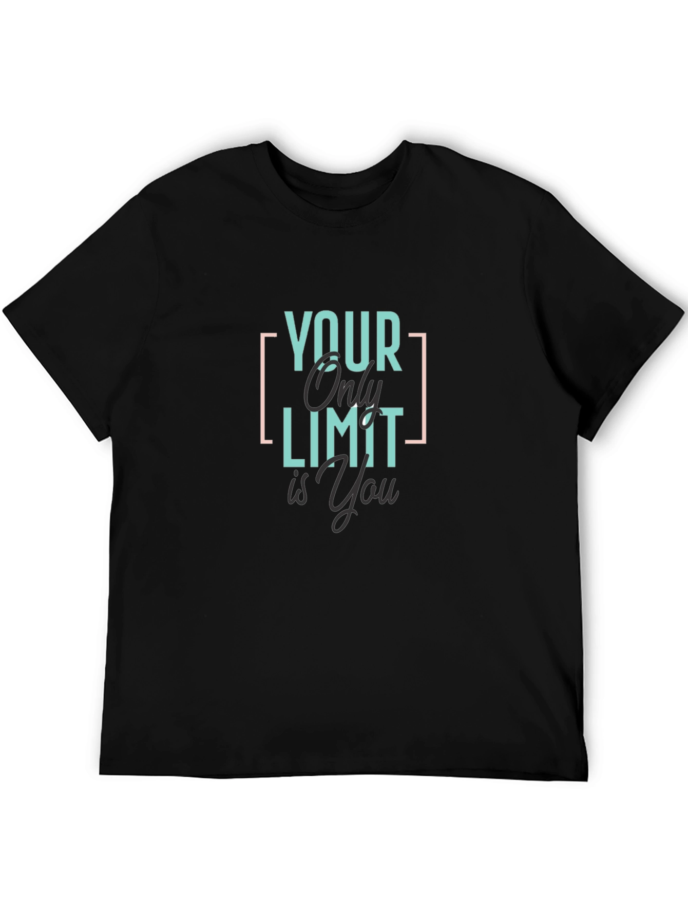 Your Only Limit Is You Graphic T-Shirt - Black