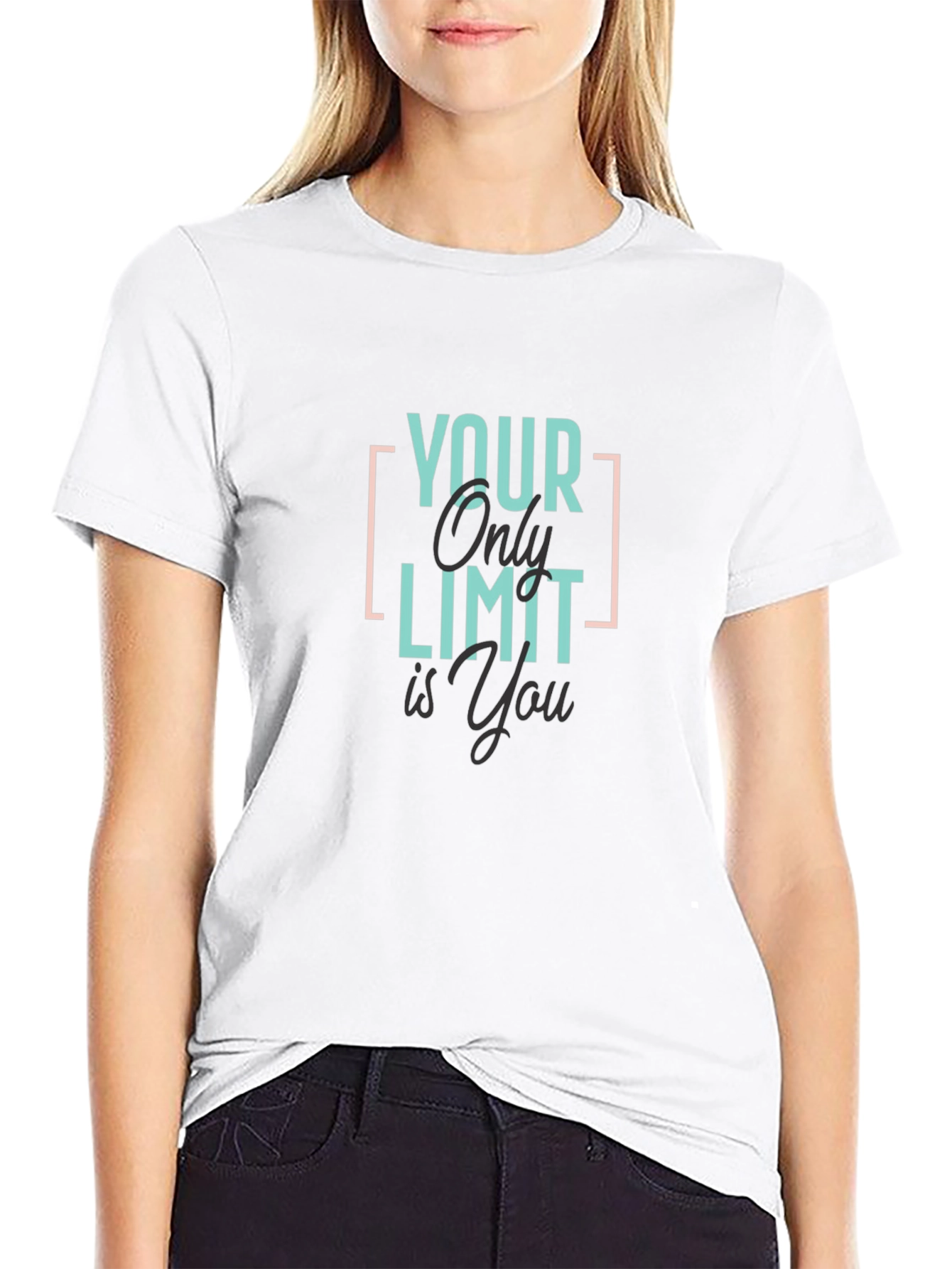 Your Only Limit Is You Graphic T-Shirt - Black