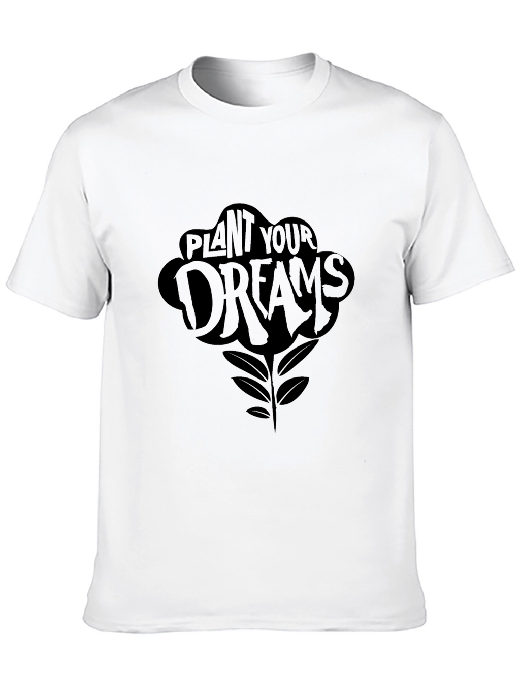 Plant Your Dreams Black Graphic Tee