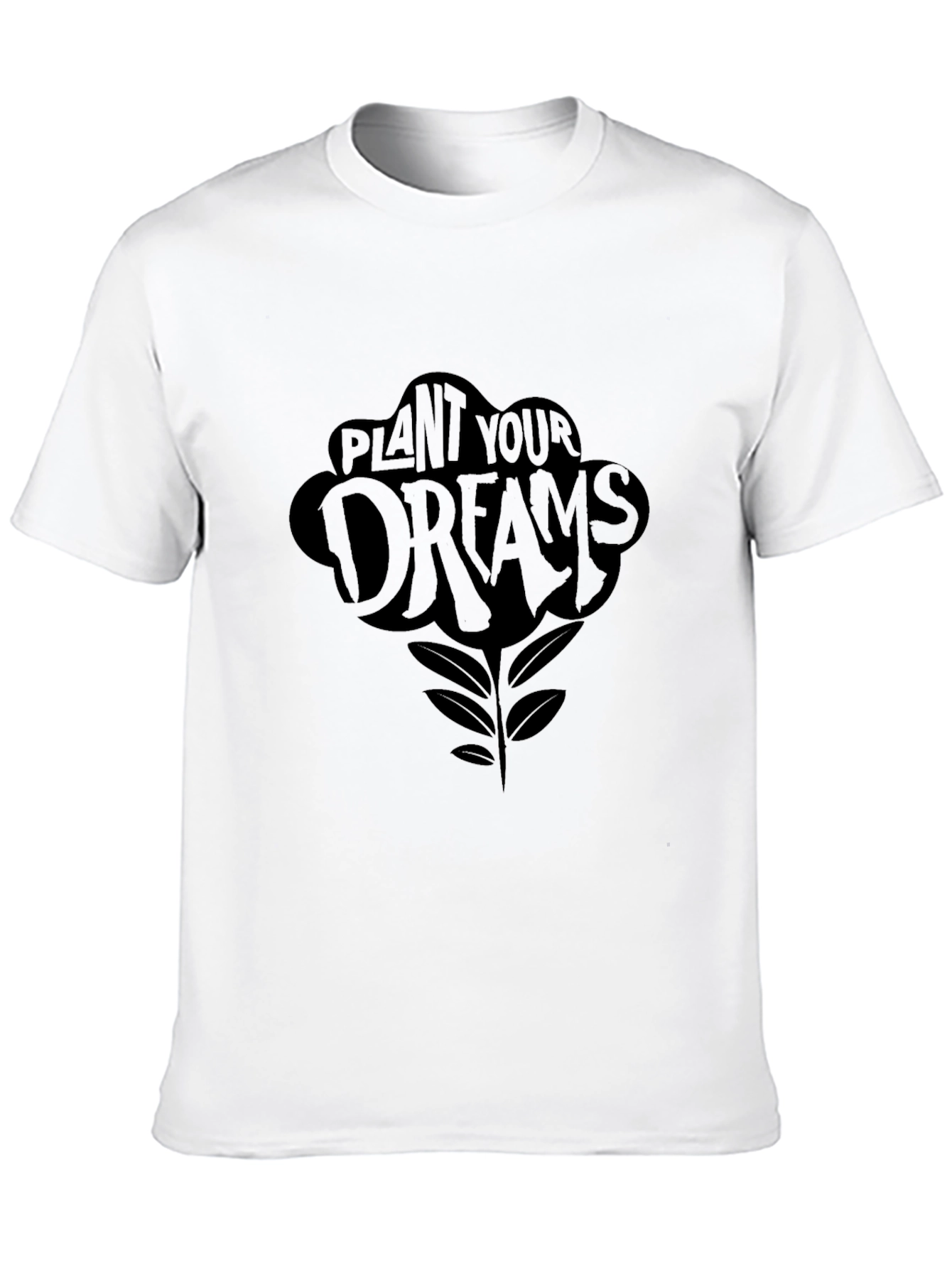 Plant Your Dreams Black Graphic Tee
