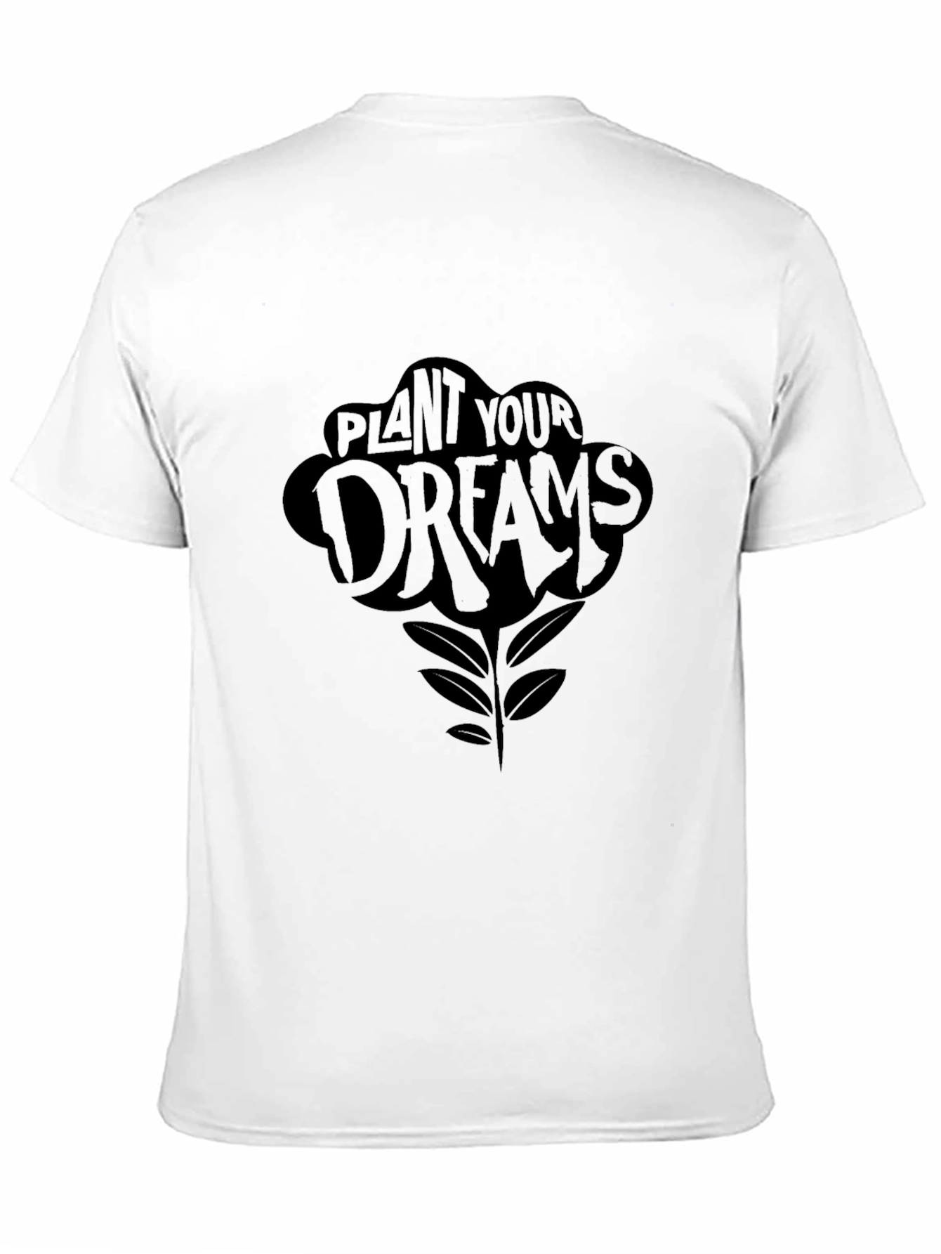 Plant Your Dreams Black Graphic Tee