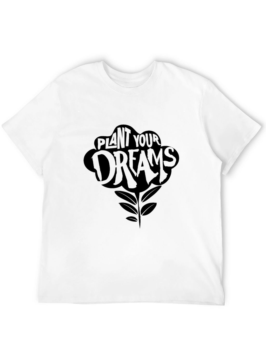 Plant Your Dreams Black Graphic Tee