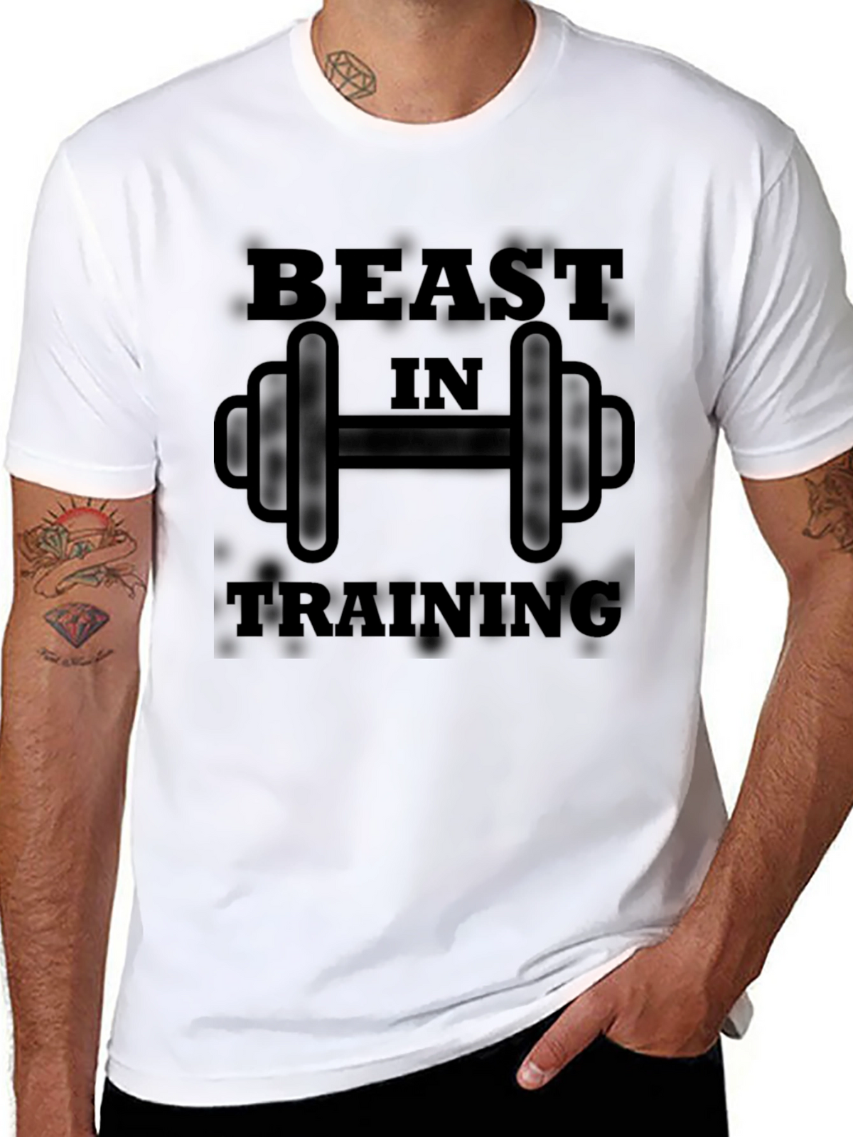 Beast in Training Gym Workout T-Shirt